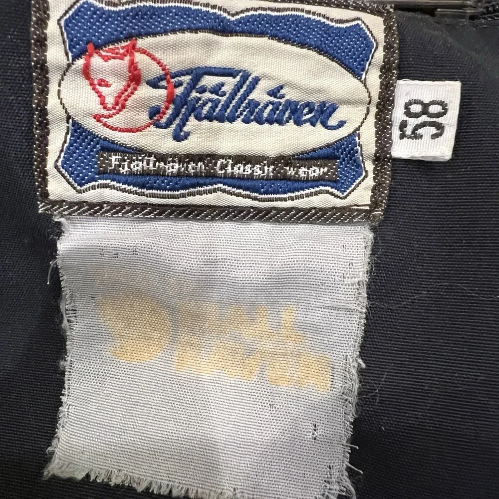 Fjallraven Pants Mens 38x30 Dark‎ Blue G-1000 Cargo Hiking Outdoor
